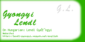 gyongyi lendl business card